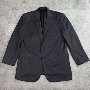 Ralph lauren Black Label‎ Blazer Mens 44L Gray Suit Jacket Wool Italy Sport Coat